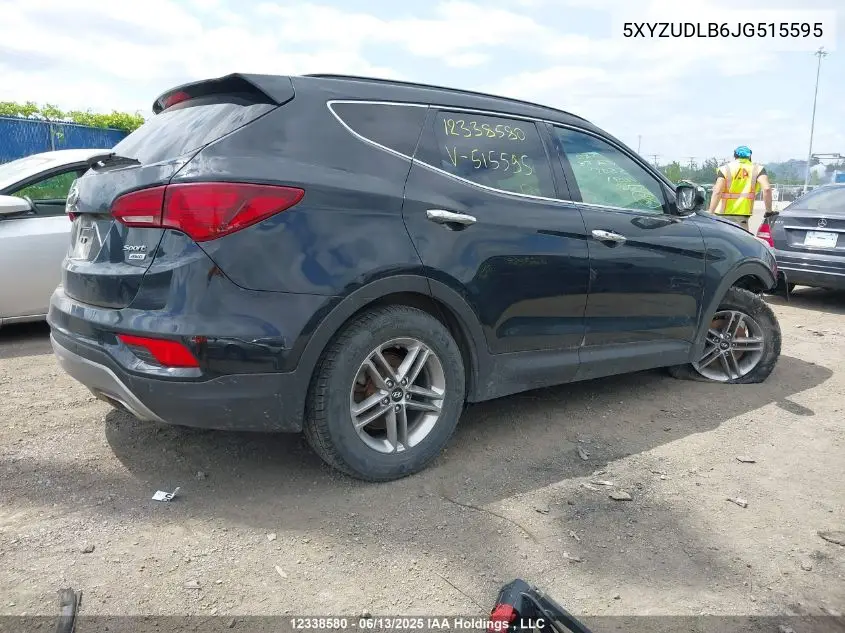 5XYZUDLB6JG515595 2018 Hyundai Santa Fe