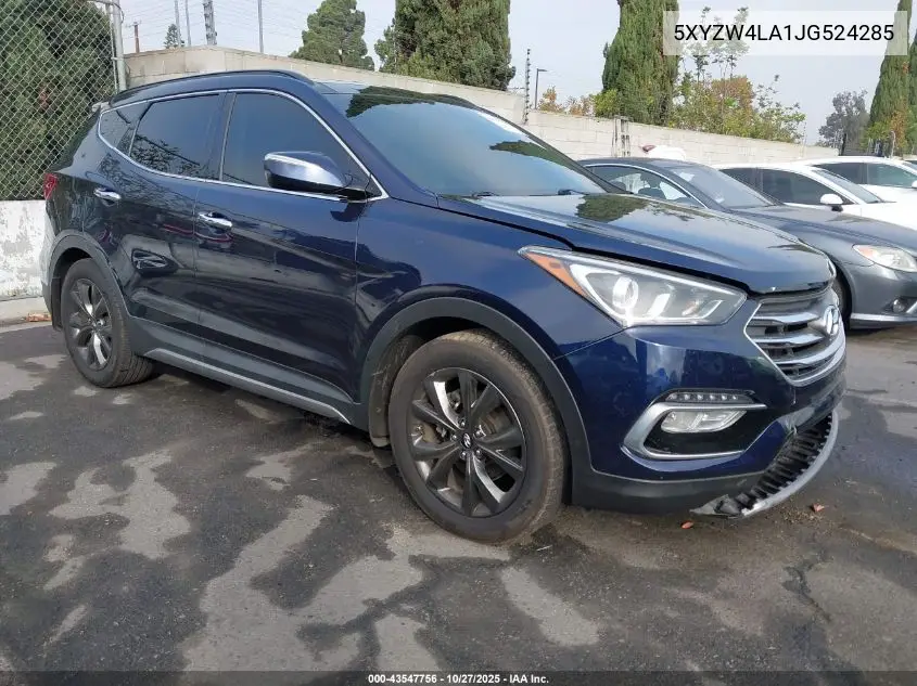 5XYZW4LA1JG524285 2018 Hyundai Santa Fe Sport 2.0T Ultimate