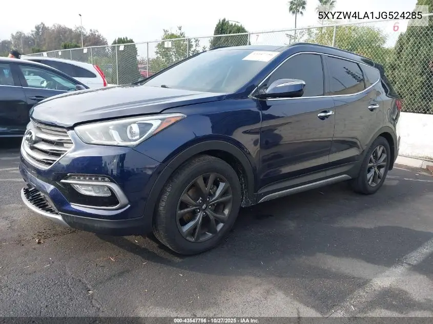 5XYZW4LA1JG524285 2018 Hyundai Santa Fe Sport 2.0T Ultimate