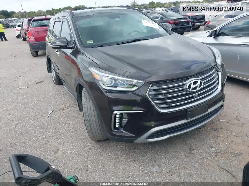 KM8SR4HF9JU290940 2018 Hyundai Santa Fe Limited Ultimate
