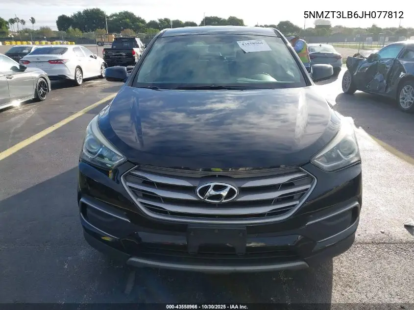 5NMZT3LB6JH077812 2018 Hyundai Santa Fe Sport 2.4L