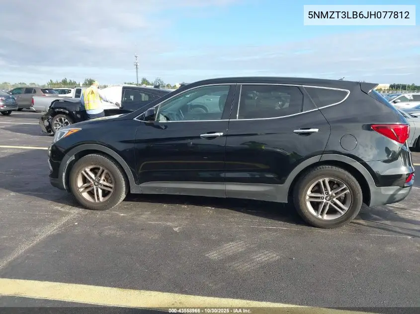 5NMZT3LB6JH077812 2018 Hyundai Santa Fe Sport 2.4L