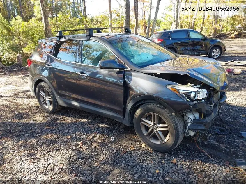5XYZTDLB4JG562966 2018 Hyundai Santa Fe Sport 2.4L