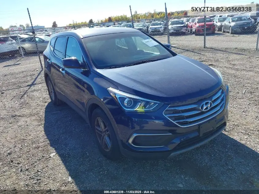 5XYZT3LB2JG568338 2018 Hyundai Santa Fe Sport 2.4L