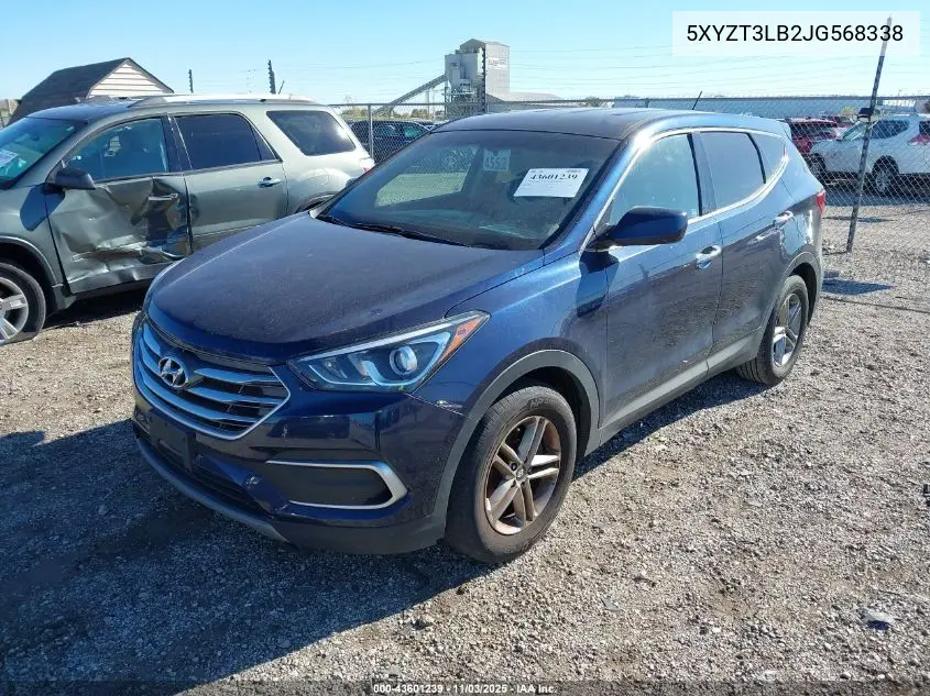 5XYZT3LB2JG568338 2018 Hyundai Santa Fe Sport 2.4L