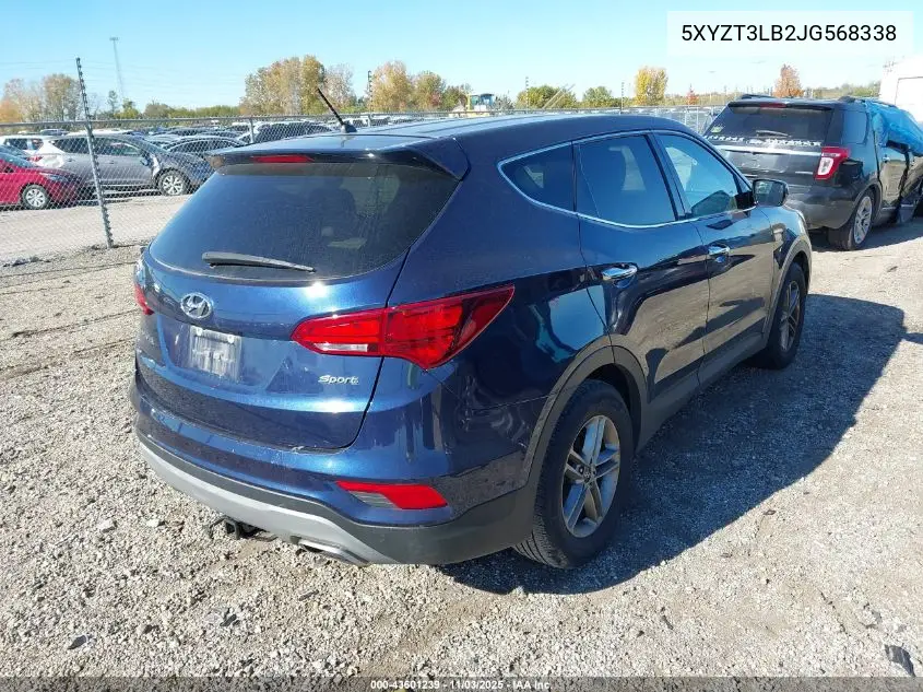 5XYZT3LB2JG568338 2018 Hyundai Santa Fe Sport 2.4L