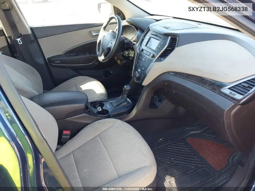 5XYZT3LB2JG568338 2018 Hyundai Santa Fe Sport 2.4L