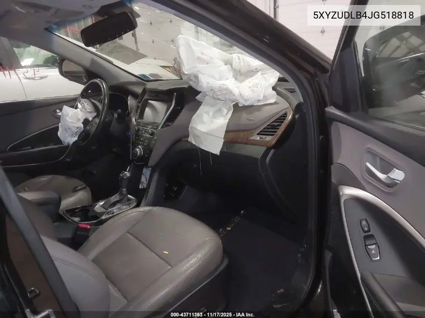 5XYZUDLB4JG518818 2018 Hyundai Santa Fe Sport 2.4L