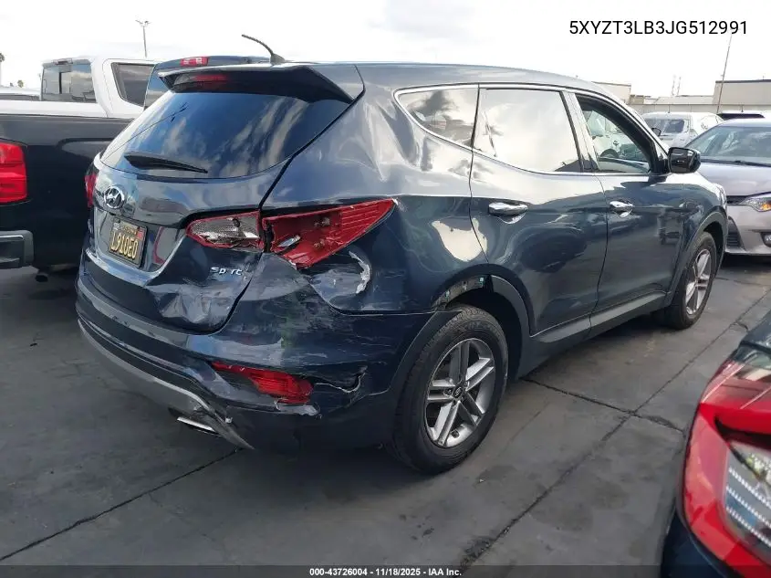 5XYZT3LB3JG512991 2018 Hyundai Santa Fe Sport 2.4L