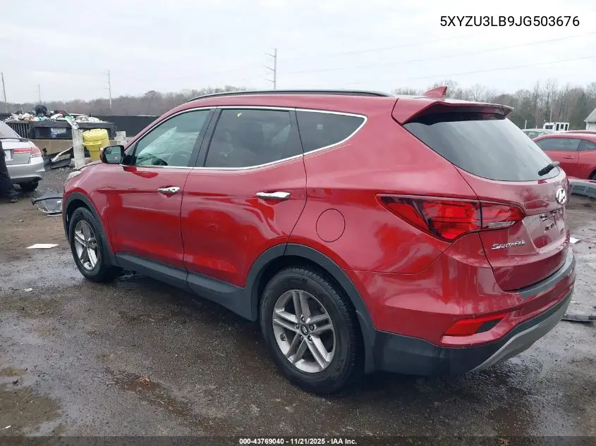 5XYZU3LB9JG503676 2018 Hyundai Santa Fe Sport 2.4L