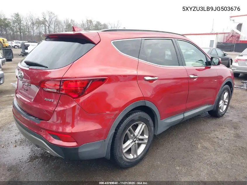 5XYZU3LB9JG503676 2018 Hyundai Santa Fe Sport 2.4L