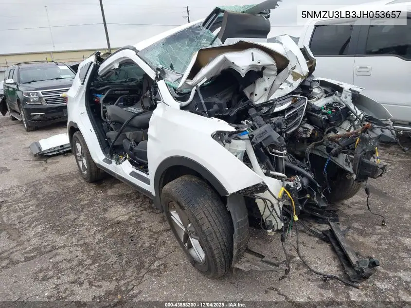 5NMZU3LB3JH053657 2018 Hyundai Santa Fe Sport 2.4L