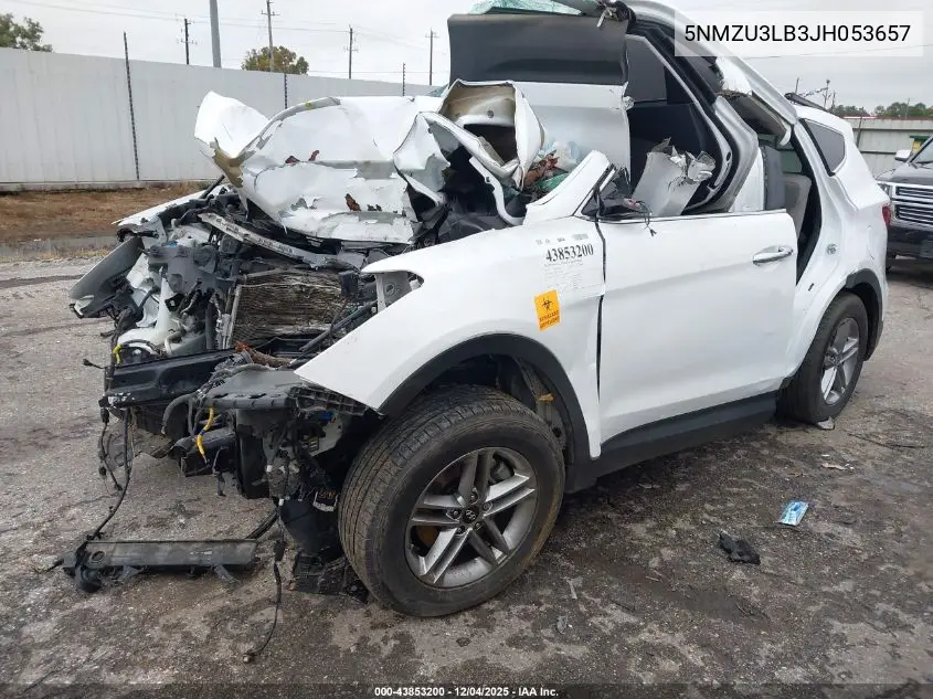 5NMZU3LB3JH053657 2018 Hyundai Santa Fe Sport 2.4L