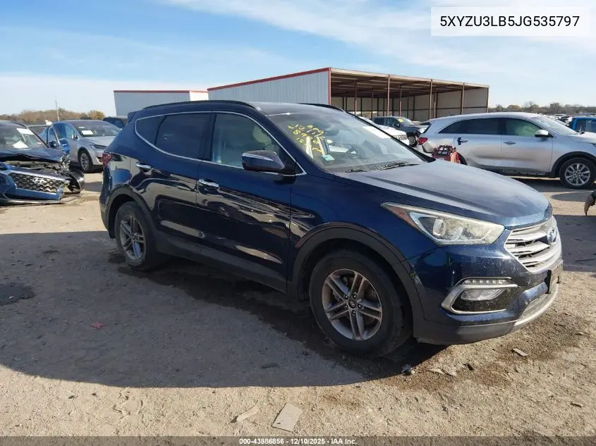 5XYZU3LB5JG535797 2018 Hyundai Santa Fe Sport 2.4L