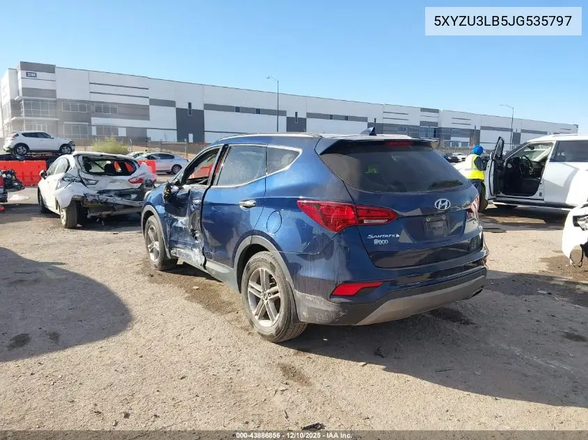 5XYZU3LB5JG535797 2018 Hyundai Santa Fe Sport 2.4L