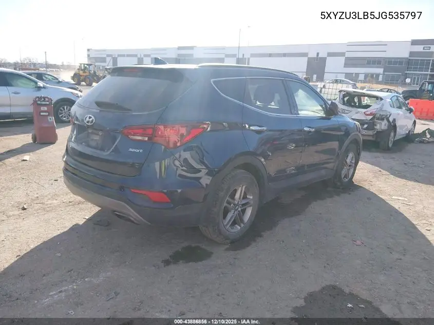 5XYZU3LB5JG535797 2018 Hyundai Santa Fe Sport 2.4L