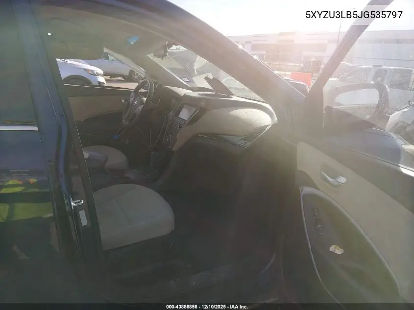 5XYZU3LB5JG535797 2018 Hyundai Santa Fe Sport 2.4L