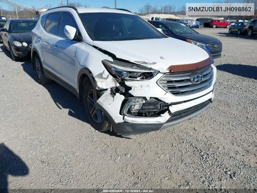5NMZUDLB1JH098862 2018 Hyundai Santa Fe Sport 2.4L