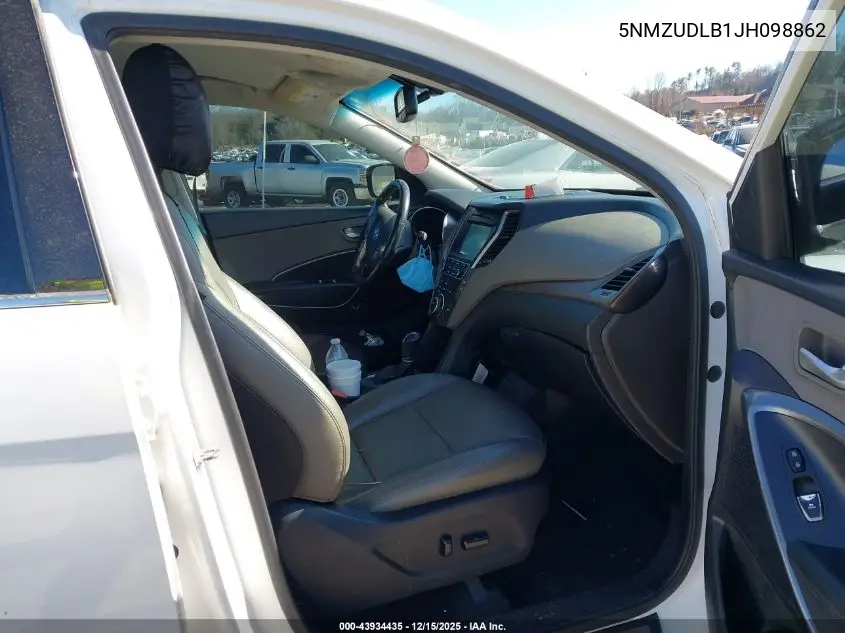5NMZUDLB1JH098862 2018 Hyundai Santa Fe Sport 2.4L