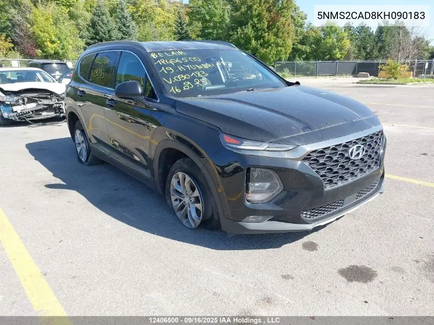 5NMS2CAD8KH090183 2019 Hyundai Santa Fe