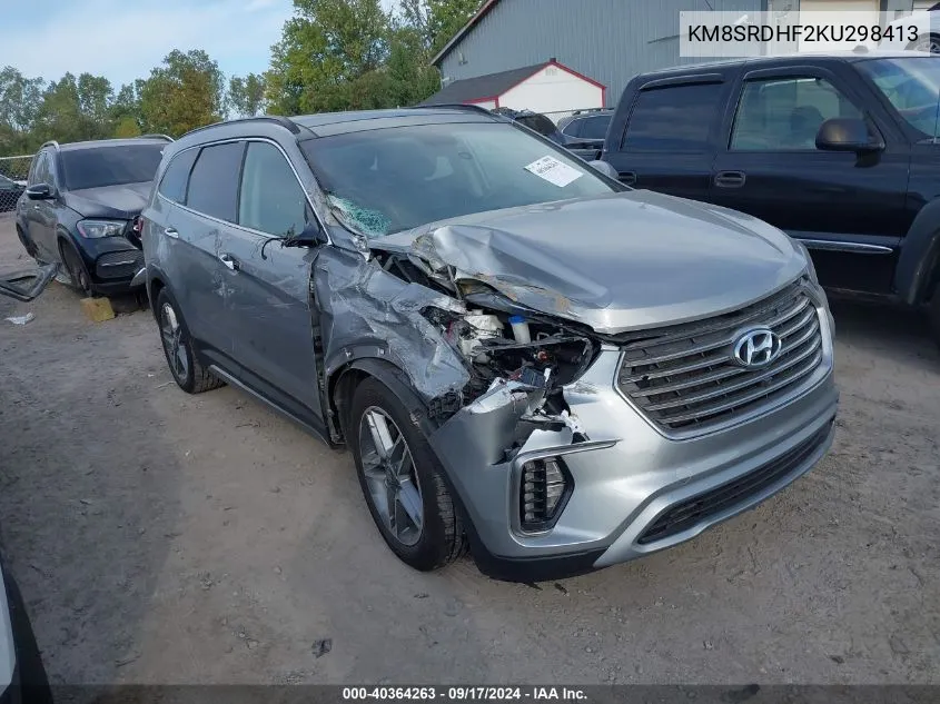 KM8SRDHF2KU298413 2019 Hyundai Santa Fe Xl Se Ultimate/Limited Ultim