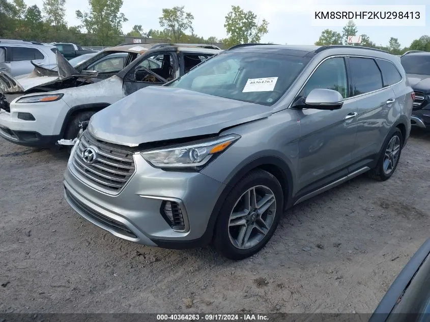 KM8SRDHF2KU298413 2019 Hyundai Santa Fe Xl Se Ultimate/Limited Ultim