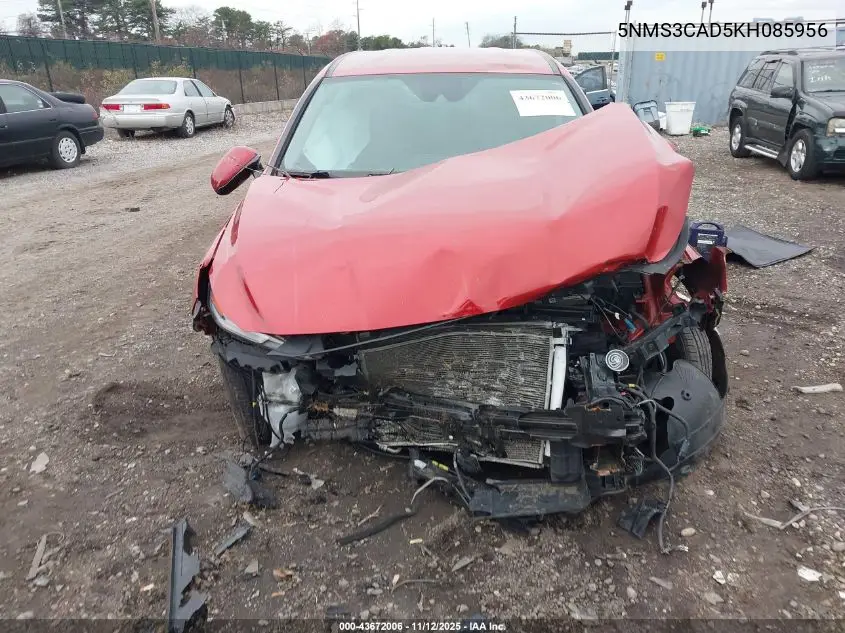 5NMS3CAD5KH085956 2019 Hyundai Santa Fe Sel