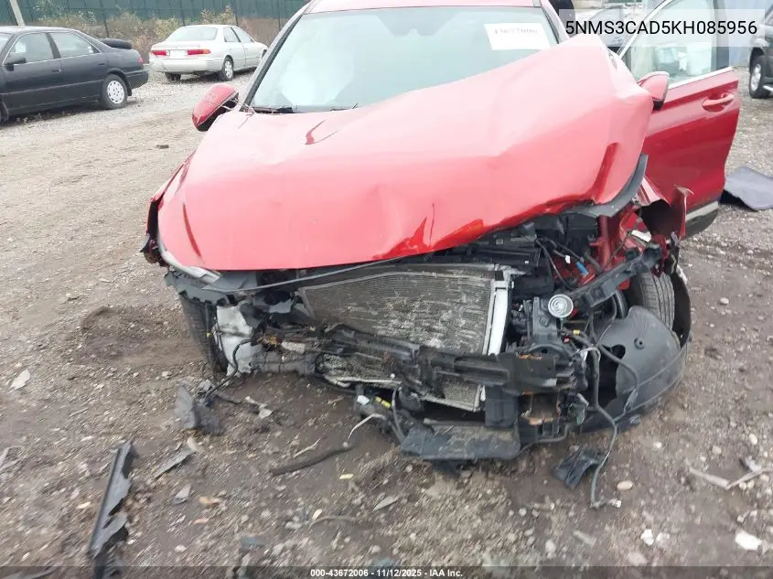 5NMS3CAD5KH085956 2019 Hyundai Santa Fe Sel