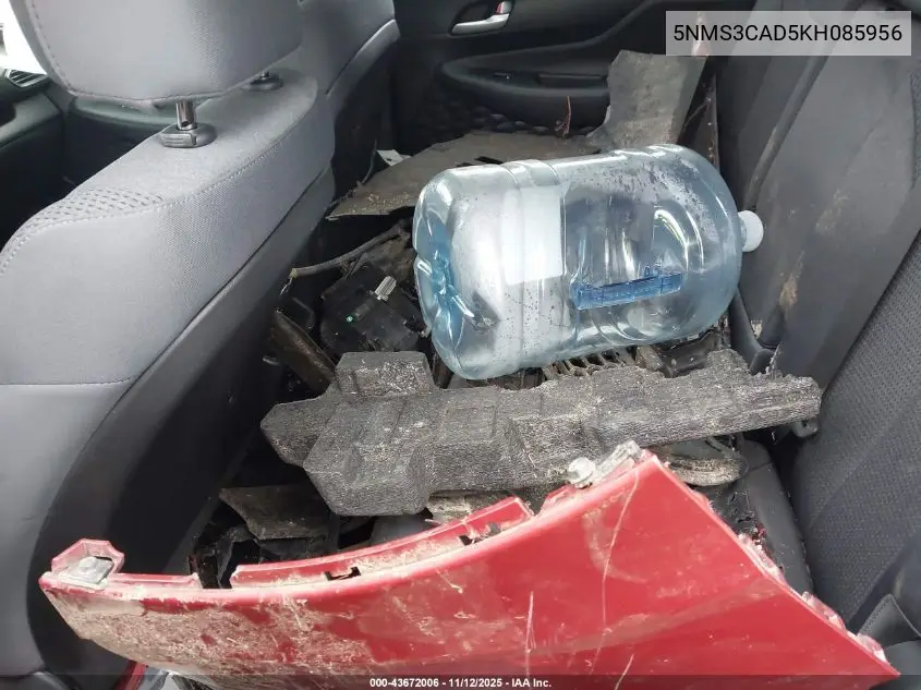 5NMS3CAD5KH085956 2019 Hyundai Santa Fe Sel