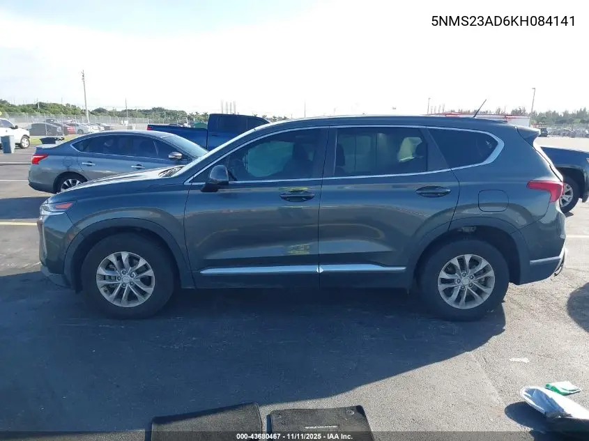 5NMS23AD6KH084141 2019 Hyundai Santa Fe Se