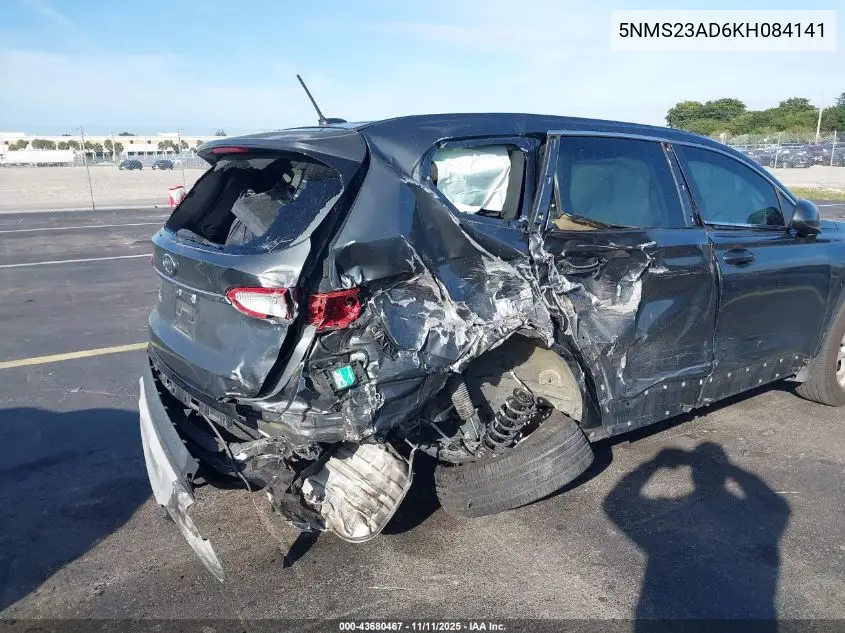 5NMS23AD6KH084141 2019 Hyundai Santa Fe Se