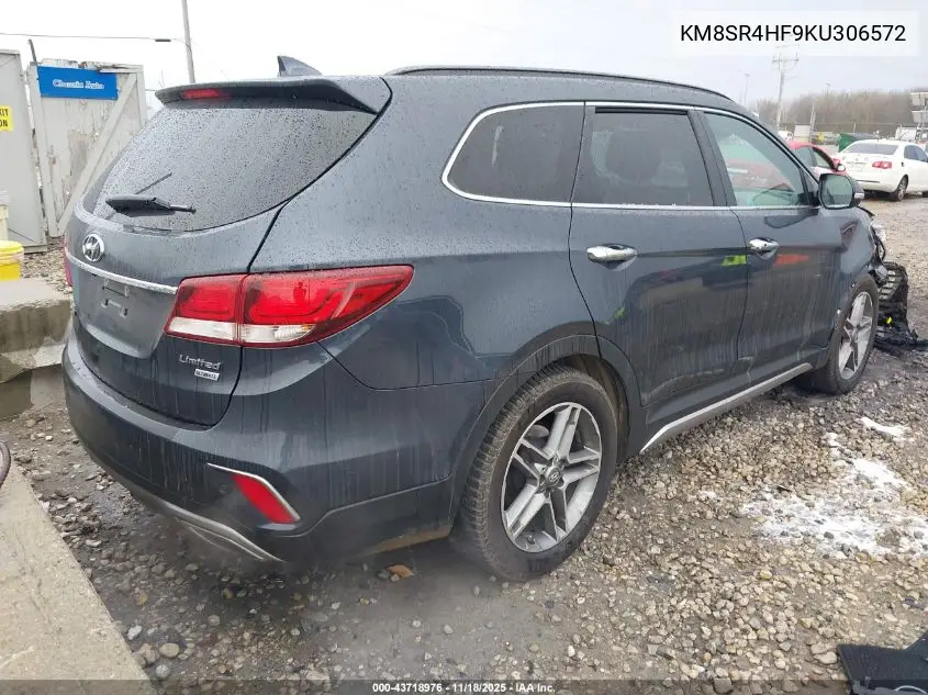 KM8SR4HF9KU306572 2019 Hyundai Santa Fe Xl Limited Ultimate