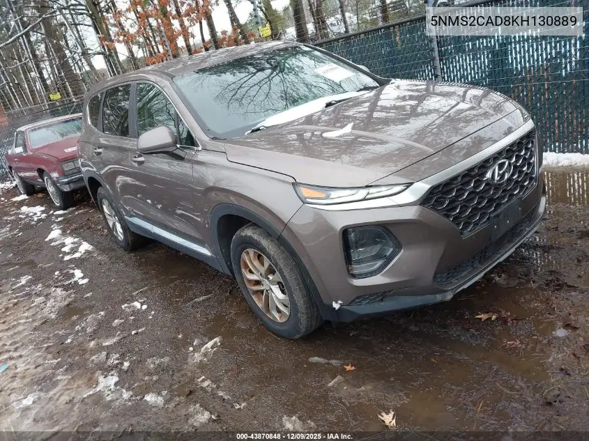 5NMS2CAD8KH130889 2019 Hyundai Santa Fe Se