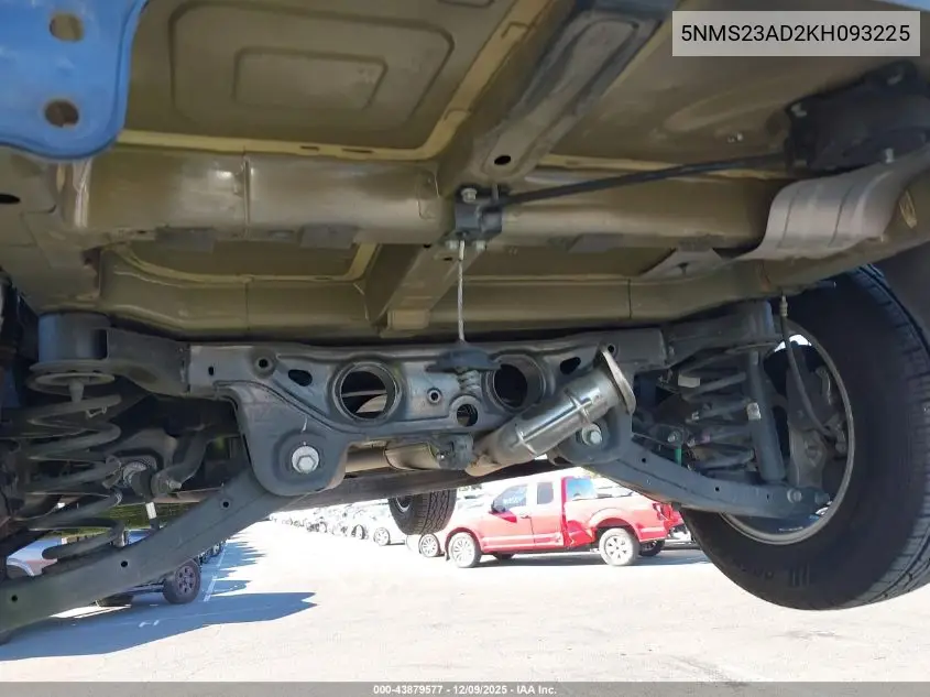 5NMS23AD2KH093225 2019 Hyundai Santa Fe Se