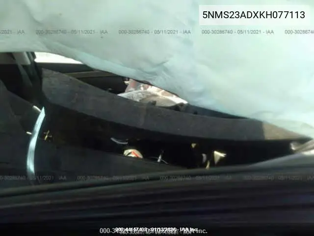 5NMS23ADXKH077113 2019 Hyundai Santa Fe Se