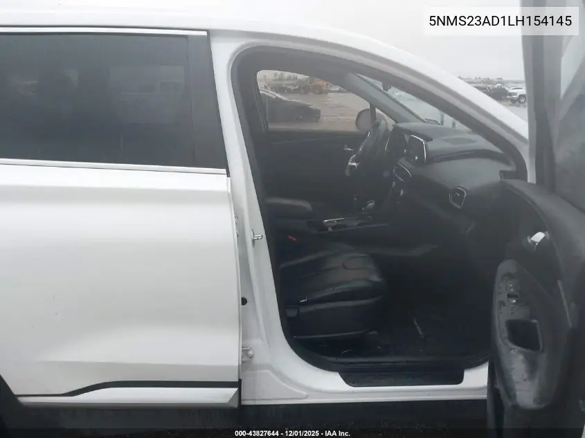 5NMS23AD1LH154145 2020 Hyundai Santa Fe Se