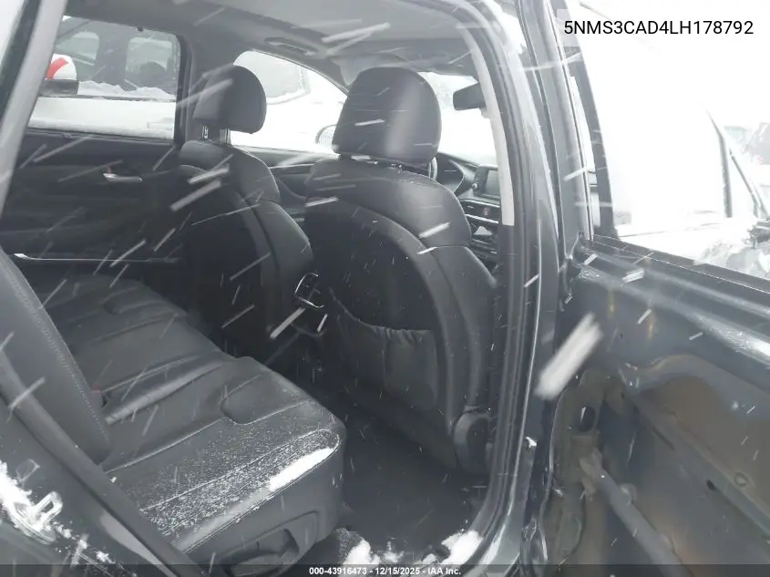 5NMS3CAD4LH178792 2020 Hyundai Santa Fe Sel