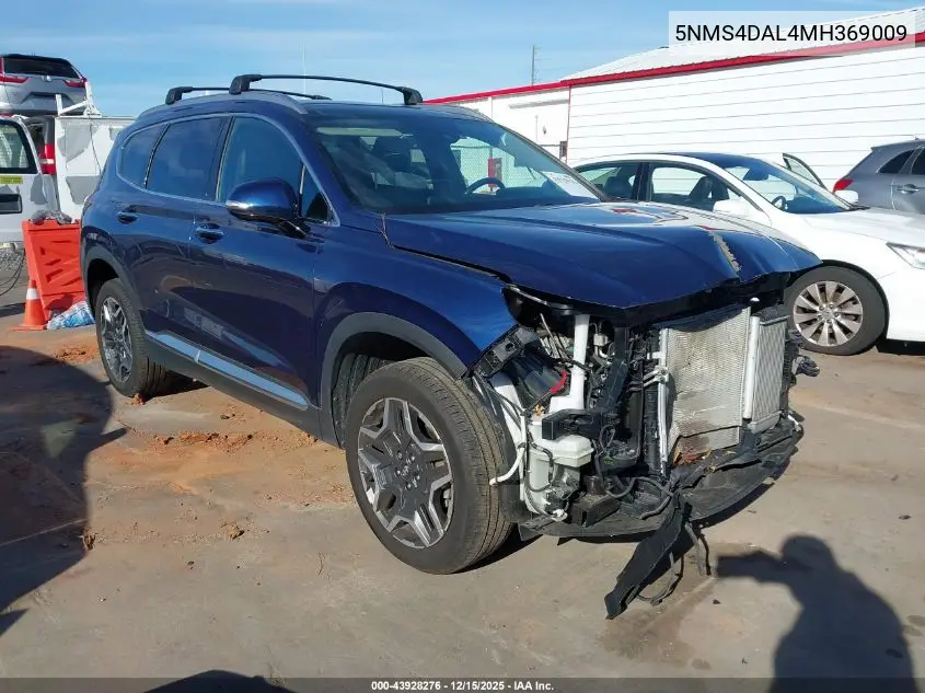5NMS4DAL4MH369009 2021 Hyundai Santa Fe Limited