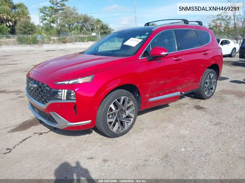 5NMS5DALXNH469291 2022 Hyundai Santa Fe Calligraphy