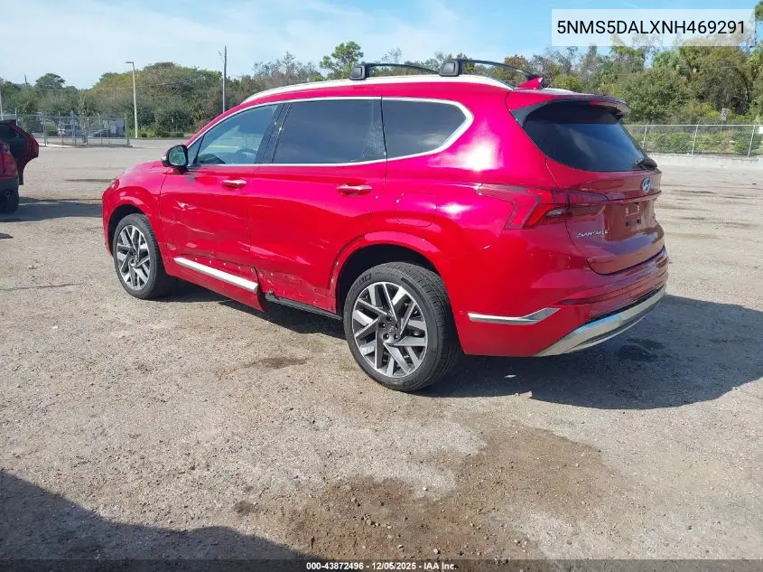 5NMS5DALXNH469291 2022 Hyundai Santa Fe Calligraphy