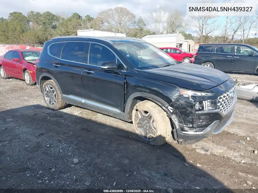 5NMS4DAL5NH439327 2022 Hyundai Santa Fe Limited