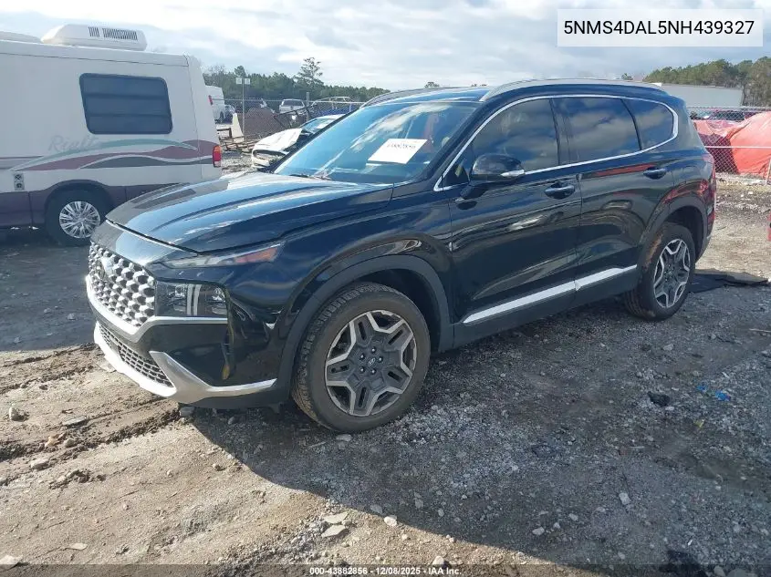 5NMS4DAL5NH439327 2022 Hyundai Santa Fe Limited