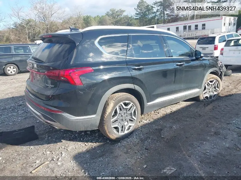 5NMS4DAL5NH439327 2022 Hyundai Santa Fe Limited