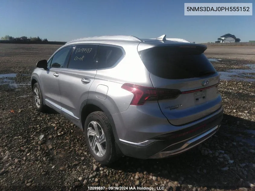 5NMS3DAJ0PH555152 2023 Hyundai Santa Fe Preferred Awd