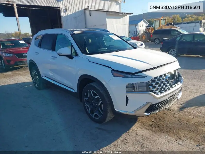 5NMS3DA13PH018601 2023 Hyundai Santa Fe Hybrid Sel Premium