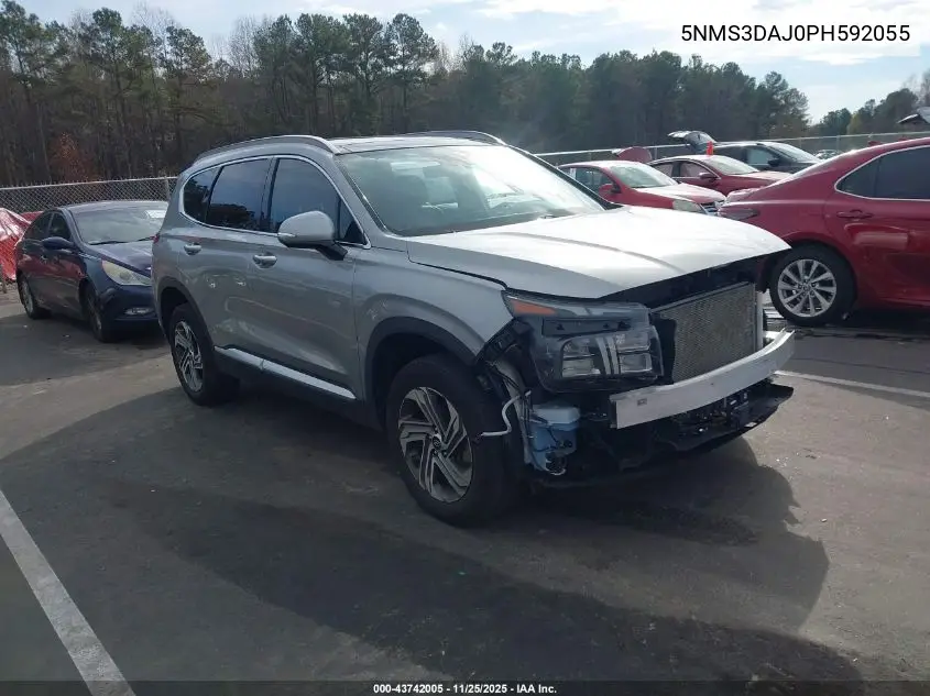 5NMS3DAJ0PH592055 2023 Hyundai Santa Fe Sel