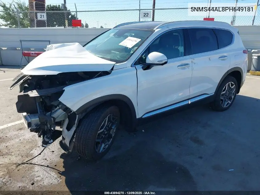 5NMS44AL8PH649181 2023 Hyundai Santa Fe Limited