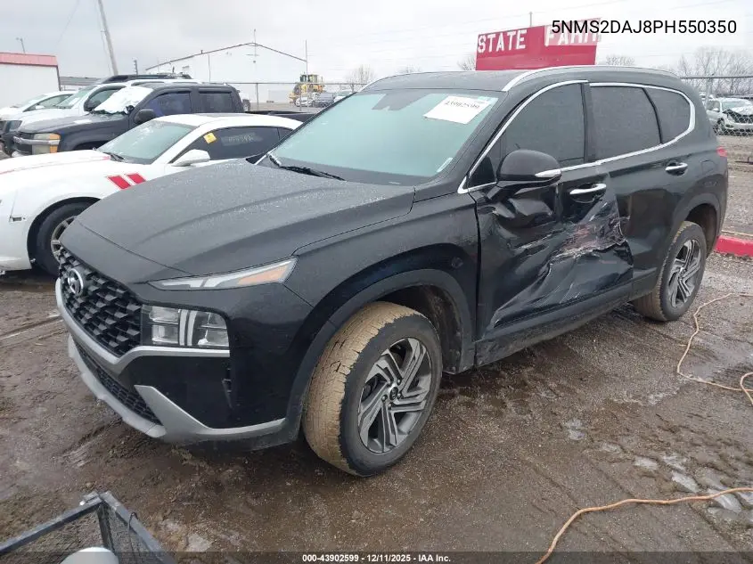 5NMS2DAJ8PH550350 2023 Hyundai Santa Fe Sel