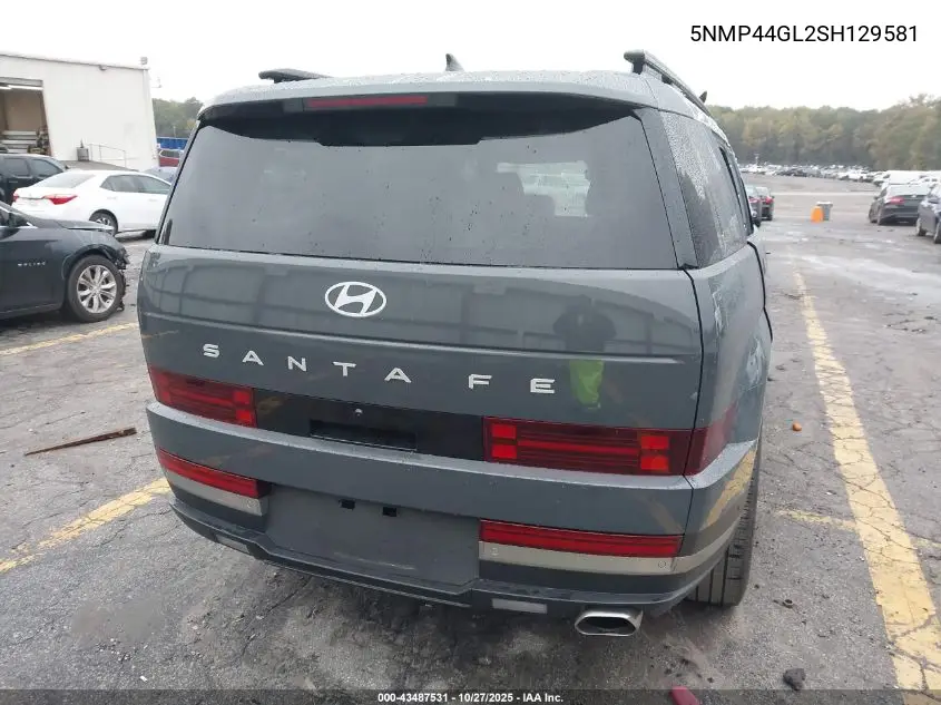 5NMP44GL2SH129581 2025 Hyundai Santa Fe Limited