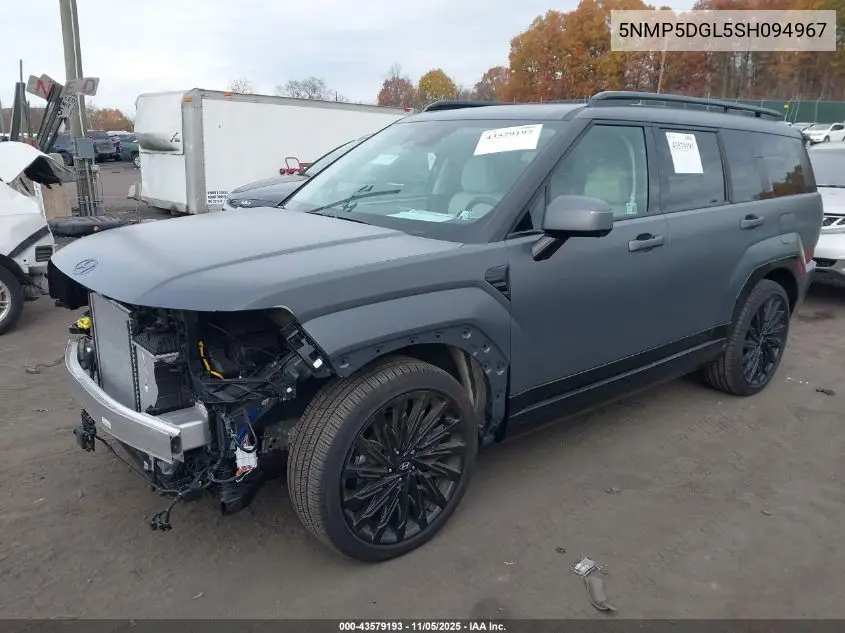 5NMP5DGL5SH094967 2025 Hyundai Santa Fe Calligraphy
